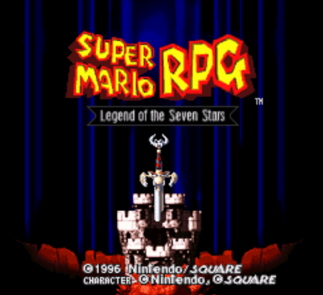Super Mario RPG Title Screen